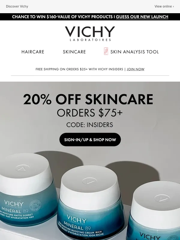 Vichy - Insiders Flash Sale! 20% Off