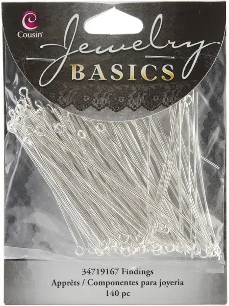 Cousin Jewelry Basics Metal Findings Eye Pins