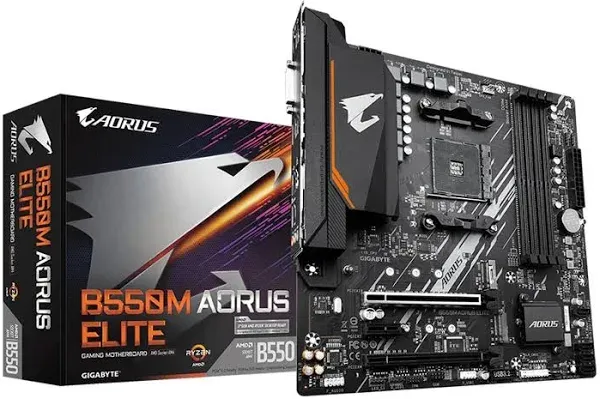 Gigabyte B550M Aorus Elite Motherboard