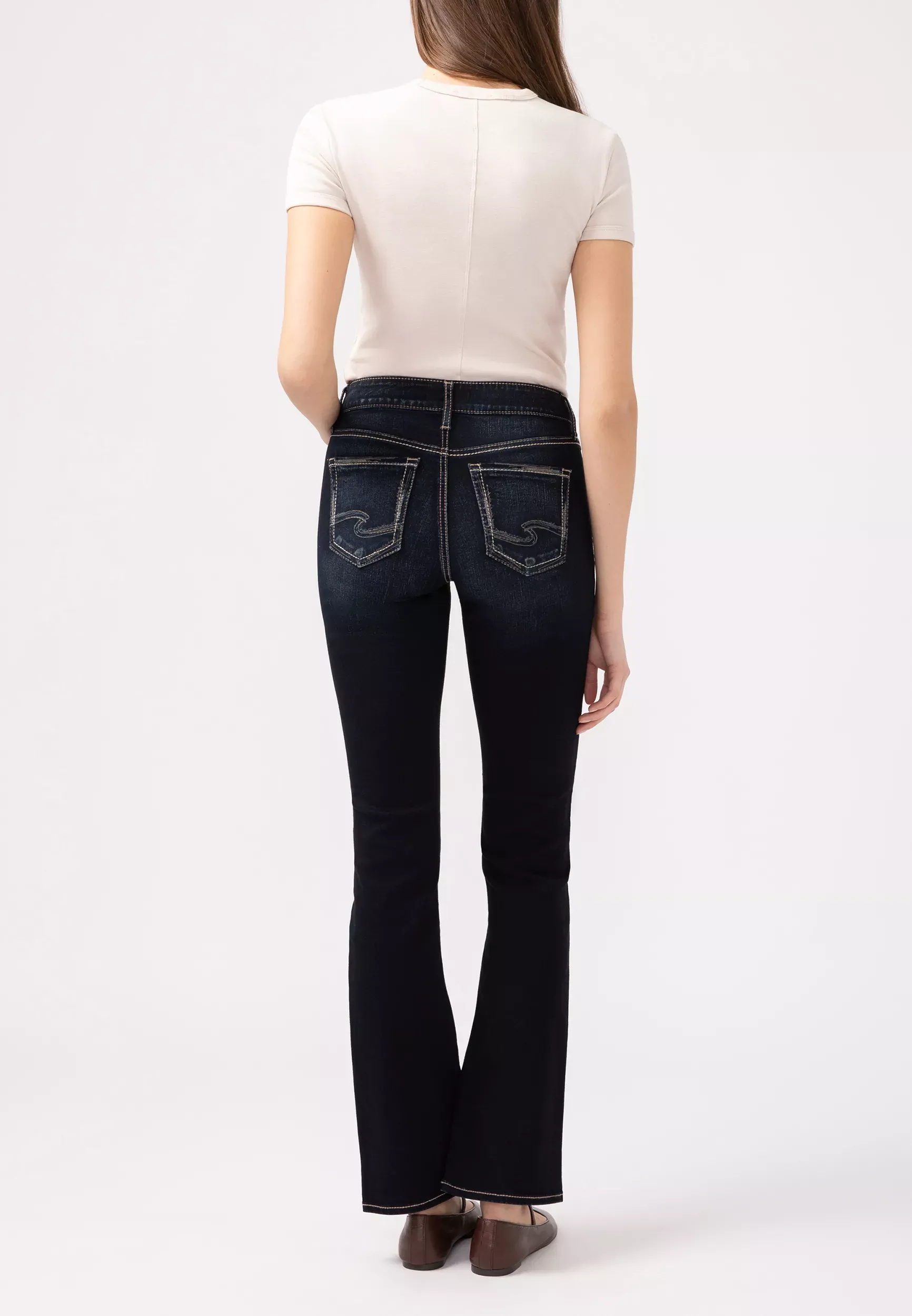 Silver Jeans Co. Silver Jeans Co.® Women's Suki Curvy Mid Rise Slim Bootcut Jean Blue Denim  - 29