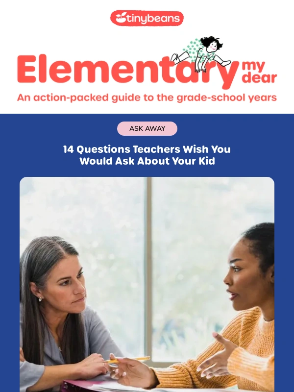 Tinybeans - 14 Questions Teachers Wish You Would Ask About Your Kid