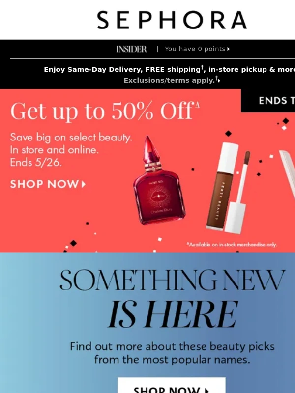 Sephora - LAST DAY ❗Up to ? 50% off ?