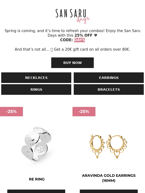 San Saru - 25% FOR YOU ?