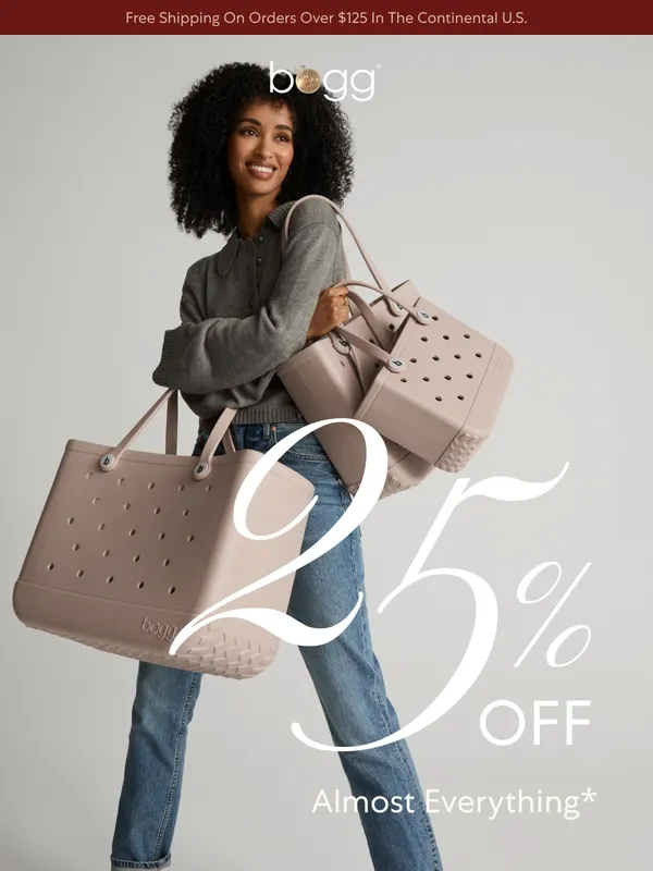 Bogg Bag - It’s ON: 25% Off Almost Everything