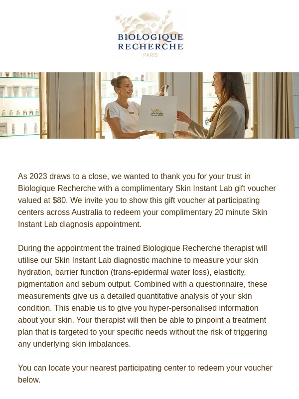 Biologique Recherche - We have a special gift for you!