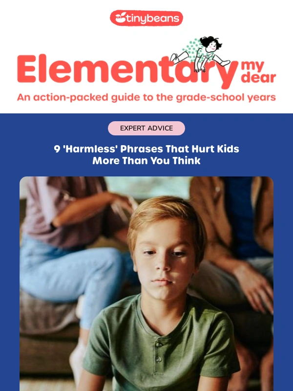 Tinybeans - 9 'Harmless' Phrases That Hurt Kids More Than You Think
