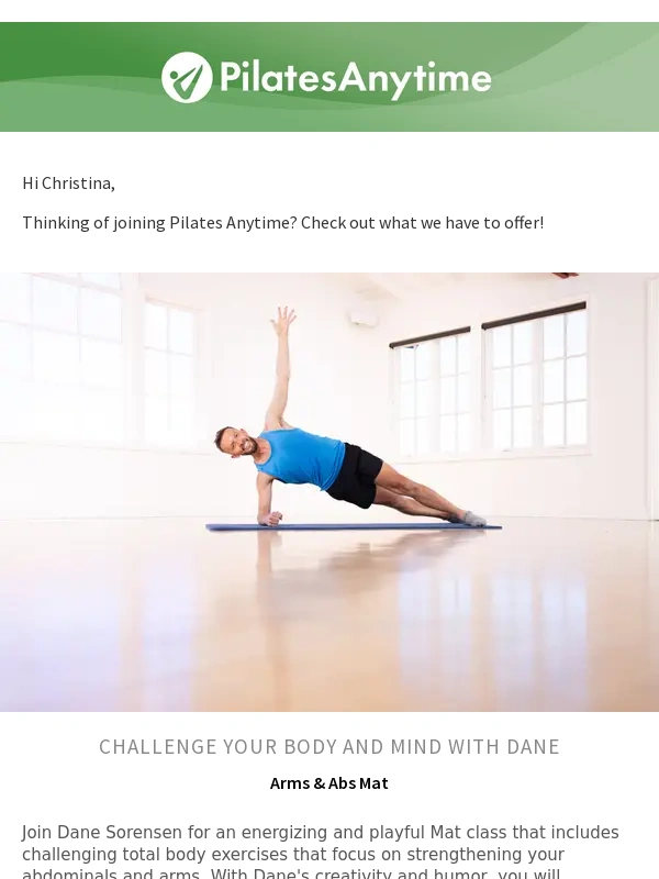 Pilates Anytime - Grab Your Weights: Feel the Energy