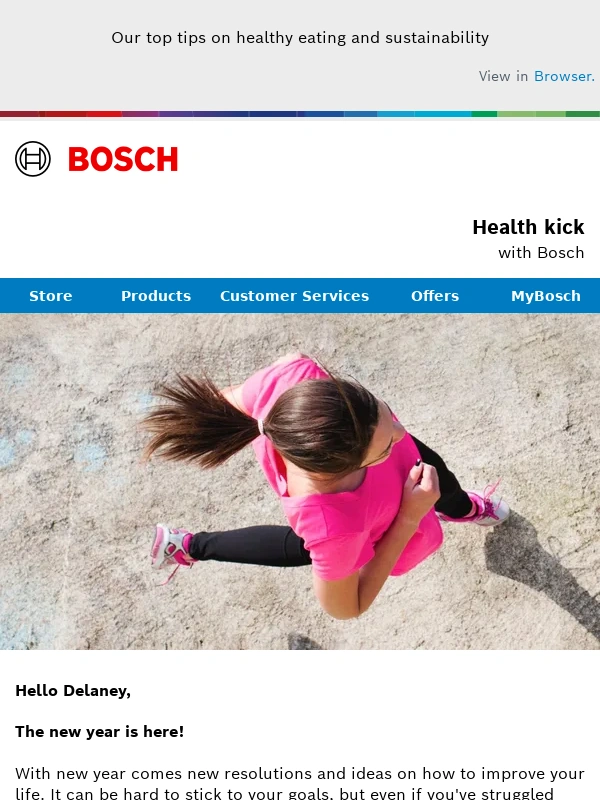Bosch - Catch up to your resolutions this year