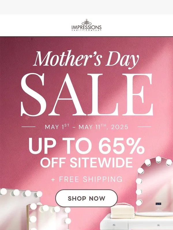Impressions Vanity - LIVE ?: Shop Mothers Day Sitewide Sale ?