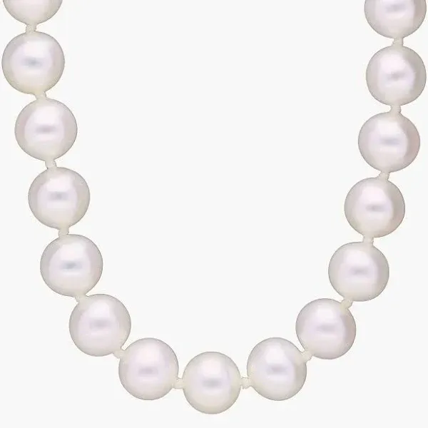 Blue Nile 14K Yellow Gold Freshwater Cultured Pearl Strand Necklace