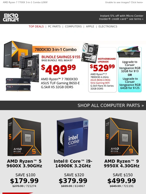 Micro Center - Back in Stock! NVIDIA GeForce RTX 50 Series GPU - Limited Quantities