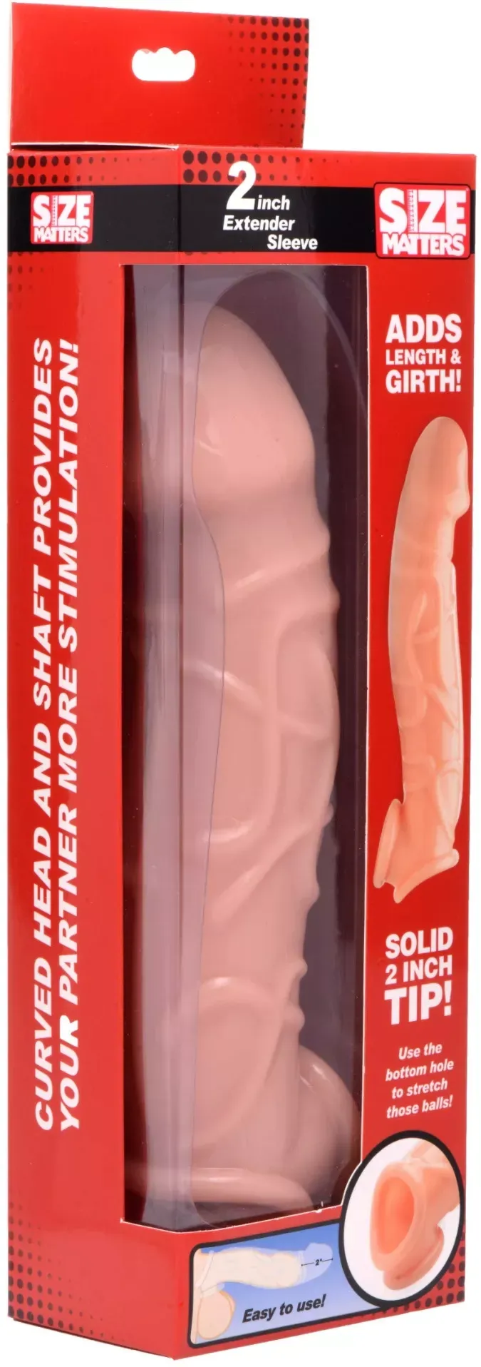 TooTimid Size Matters 2 Inch Penis Extender