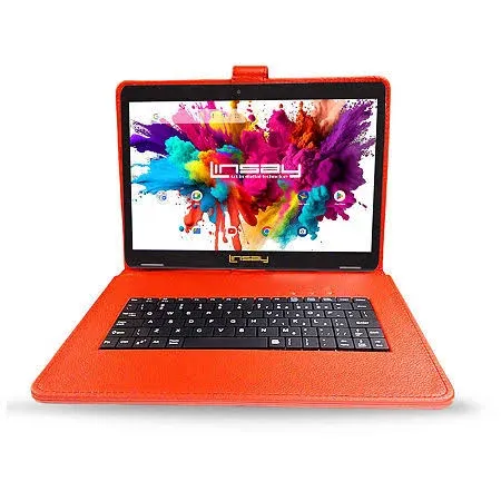 LINSAY 10.1" Octa Core 128GB Storage Android 14