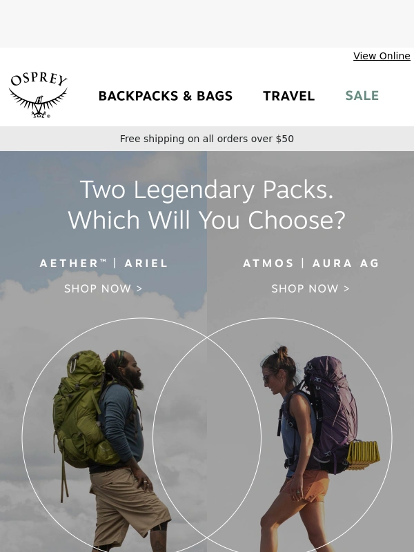 Osprey Packs - Which backpacking icon makes your gear closet?
