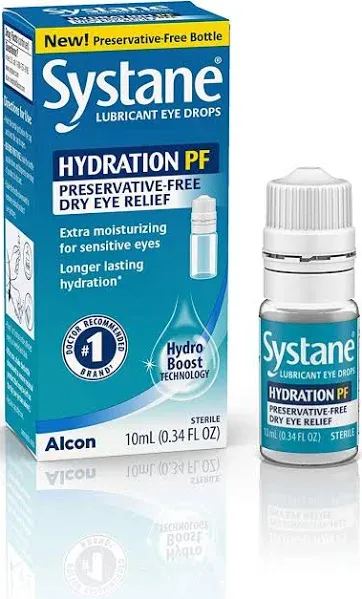 Systane Hydration Preservative-Free Lubricant Eye Drops
