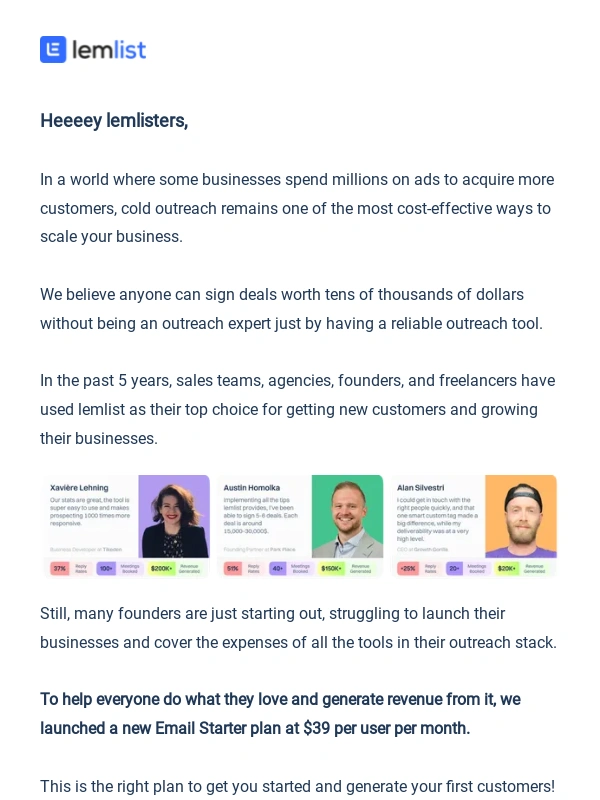 Lemlist - The best lemlist plans for your outreach so far?