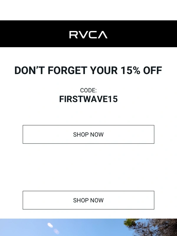 Rvca - Your 15% OFF