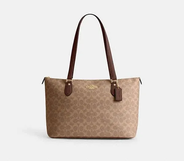 Coach Women's Gallery Tote Bag in Signature Canvas