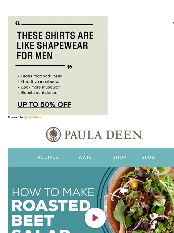 Paula Deen - ? A Healthy & Flavorful Salad Recipe