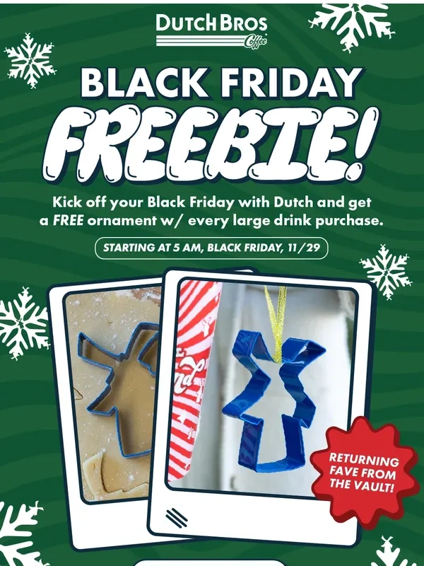 Dutch Bros - Black Friday Freebie ??