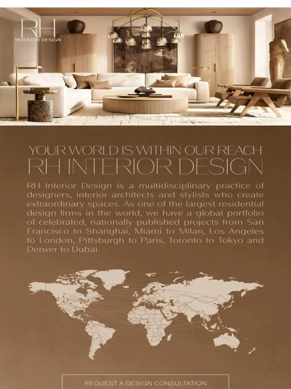 RH - Discover Our Extraordinary Services. RH Interior Design