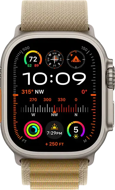 Apple Watch Ultra 2 49mm Titanium Case Loop