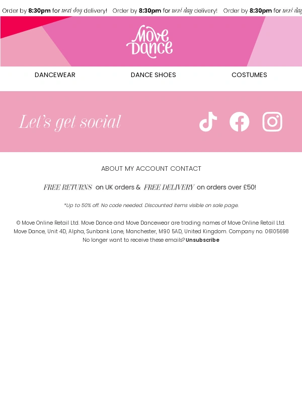 Move Dancewear - CYBER MONDAY ? up to 50% off!