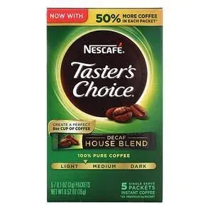 Coffee-mate Taster's Choice Decaf House Blend Instant Coffee