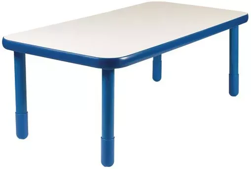 30" x 48" Rectangle BaseLine Table, 20"H - Royal Blue by Angeles