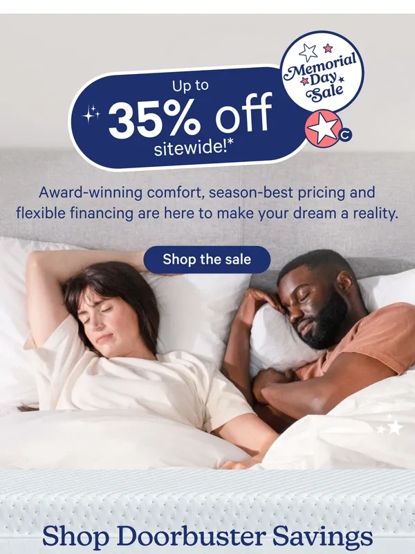 Casper - Up to 35% off Memorial Day mattresses