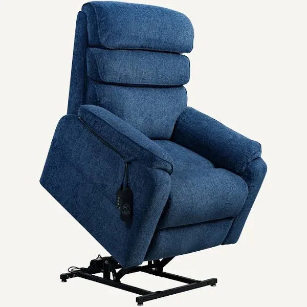 FlexiSpot Power Lift Recliner Chair Small Reclining Sofa Massage for Elderly Lounge Chair Classic Single Sofa|Lay Flat Chair Old People