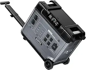 OUKITEL Portable Power Station P5000, Solar Generator with 5120Wh, 5x2200W AC Outlets (4000W Surge), 2.8H Full Charge, 1000W MPPT Solar, for Emergency, Home Backup, RV, Off-grid