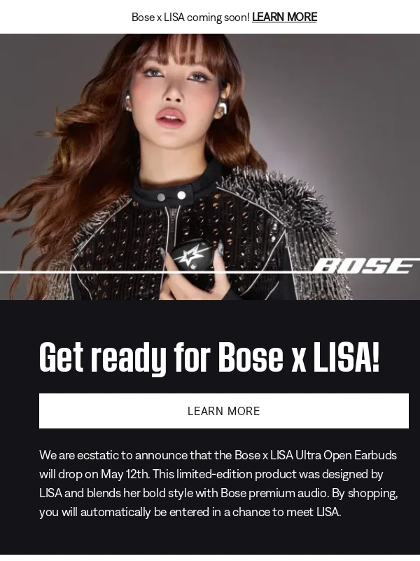 Bose - DROPPING MAY 12: Bose x LISA