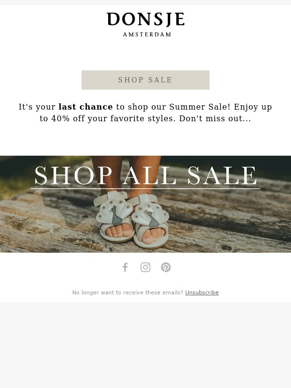 Donsje - LAST CHANCE | Up to 40% off!