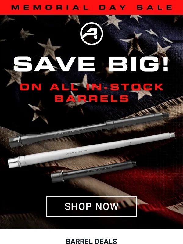 Aero Precision - ⏰ ENDS TOMORROW: Barrel Deals AS LOW AS $79.99 | Plus,Sitewide Savings