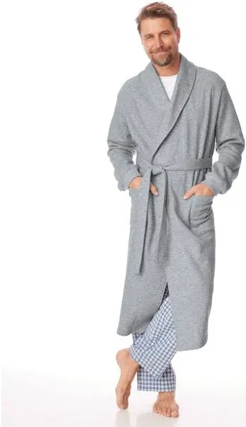 John Blair Men's Four Seasons Plush Fleece Robe