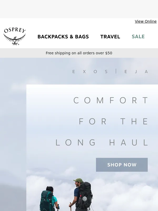 Osprey Packs - Shed weight,not comfort on your thru-hike
