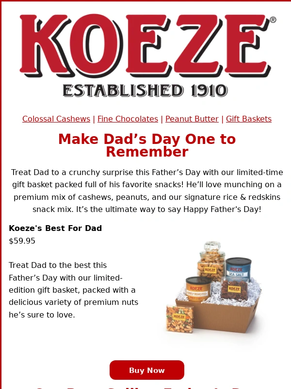 Koeze - Father’s Day Is Less Than 2 Weeks Away – Shop Now!