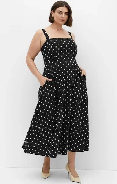 City Chic Women's Plus Size Collins Print Maxi Sundress