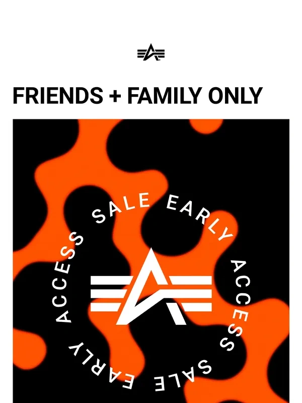 Alpha Industries - YOUR VIP EARLY ACCESS TO SALE ENDS SOON