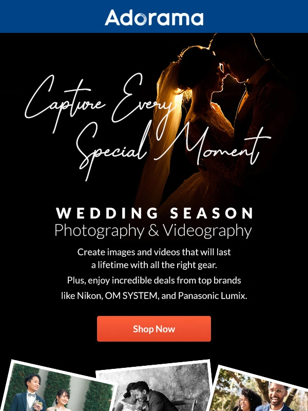 Adorama - Say “I Do” to the Perfect Wedding Photo & Video Gear