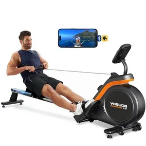 YOSUDA - Magnetic Water Rowing Machine, 350 LB Weight Capacity, Home Use, Bluetooth, Tablet Holder