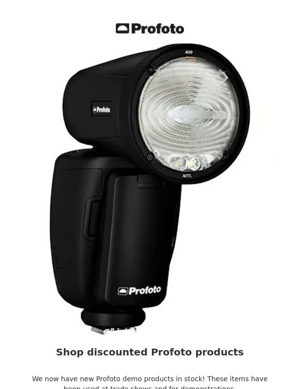 Profoto - Get 25% discount on demo products
