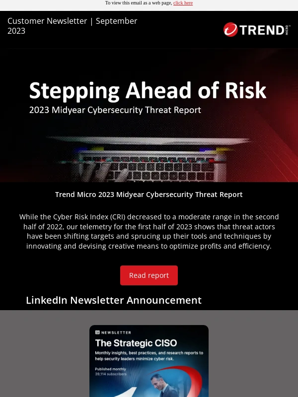 Trend Micro - 2023 Midyear Cybersecurity Threat Report
