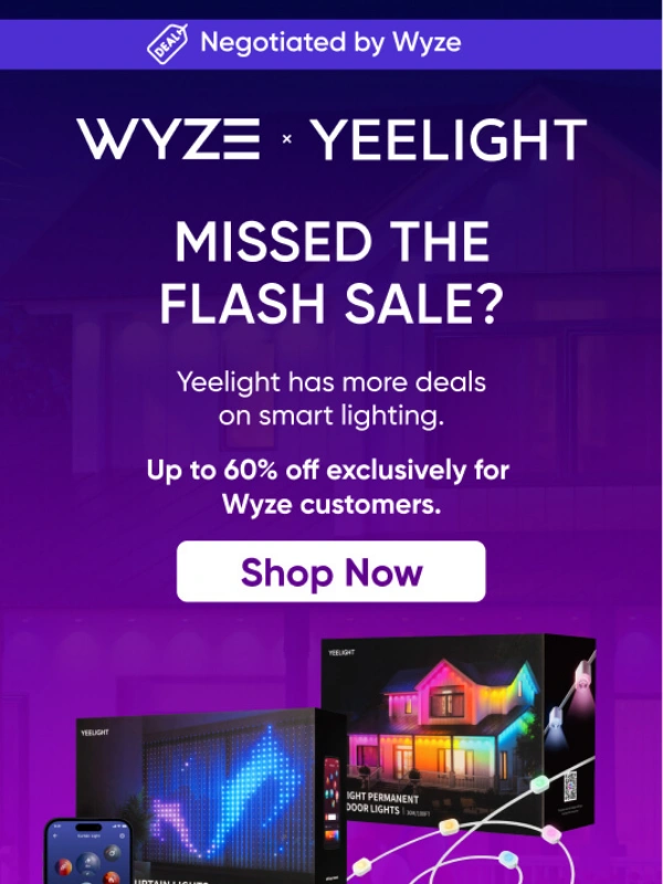 Wyze - ? Missed the Flash Sale??