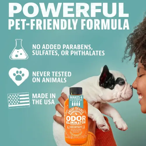 Angry Orange Pet Odor Eliminator Concentrate, 8-Oz as low as $11.69 Shipped Free (Reg $23) – Makes FOUR 32-Oz bottles of liquid