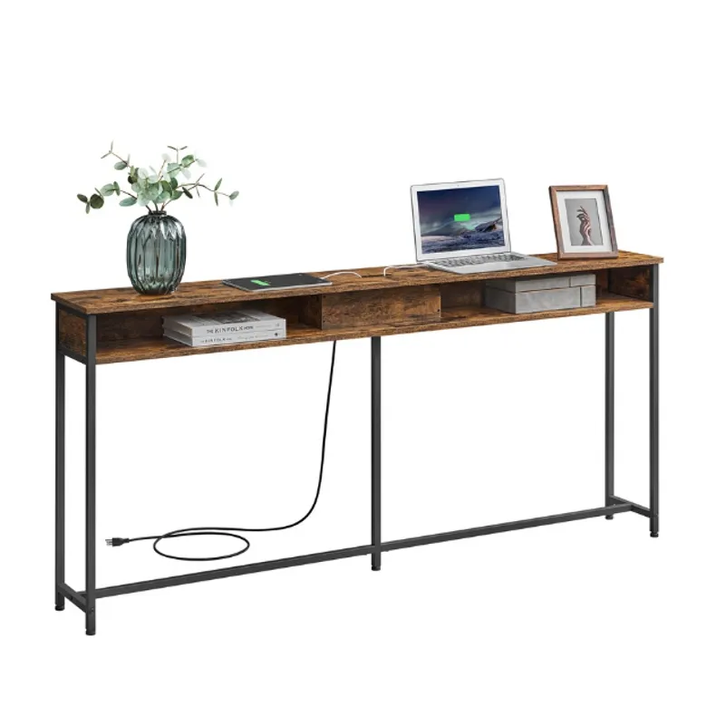 71" Console Table with Outlets