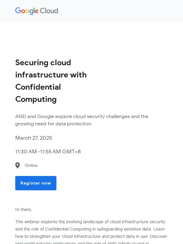 Google Store - Hi,safeguard your sensitive data and protect your infrastructure