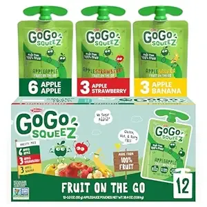 12-Pack GoGo Squeez Applesauce & Fruit on the Go Variety Pack $5.67 w/ S&S + Free Shipping w/ Prime or on $35+