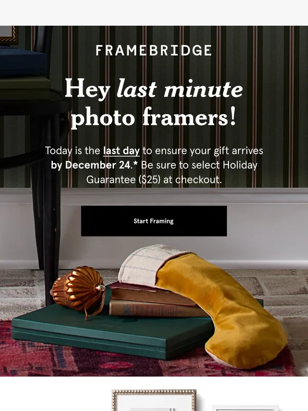 Framebridge - Still shopping for gifts?